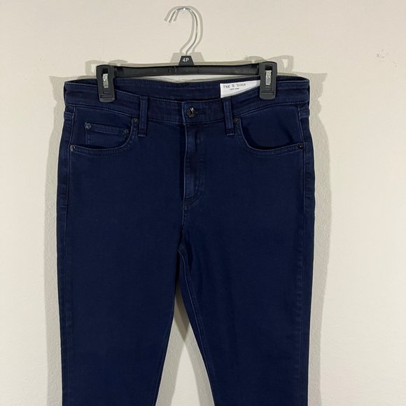 Rag & Bone Cate Mid-Rise Ankle Skinny Jeans Size 31 Dark wash Denim - Picture 6 of 13